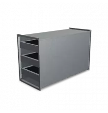 Шумоглушитель прямоугольный пластинчатый Тип 1 1250x800 3x200 L=1000