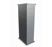 Воздуховод прямоугольный сварной нержавеющий 1000x800 L=1250