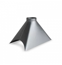 Врезка круглая воротниковая Ø400/Ø250 L=100