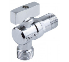 Кран шаровой 1/2"x1/2 НР/НР для с/т приборов, Aquasfera, угловой, лат.ник., 1043-02