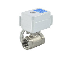 Кран шаровой 3/4" (Ду20) ВР/ВР, с электроприводом 24В, корпус нерж.сталь, полнопроходной, PN64, t max 120°С, BV10, MotorValve